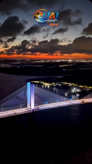 Natal shines at night, too — Uai Transfer Natal Instagram post